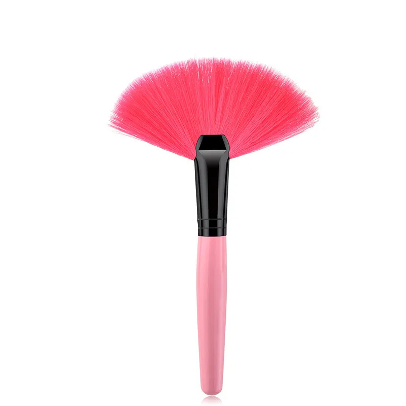 Кисти для макияжа в форме веера Новое поступление 3 цвета мягкие кисти лица пудры