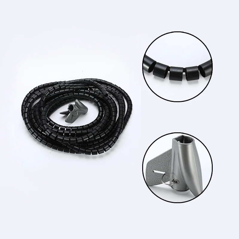 5 м Кабельный Держатель для обертки органайзер хранения проволоки зажим