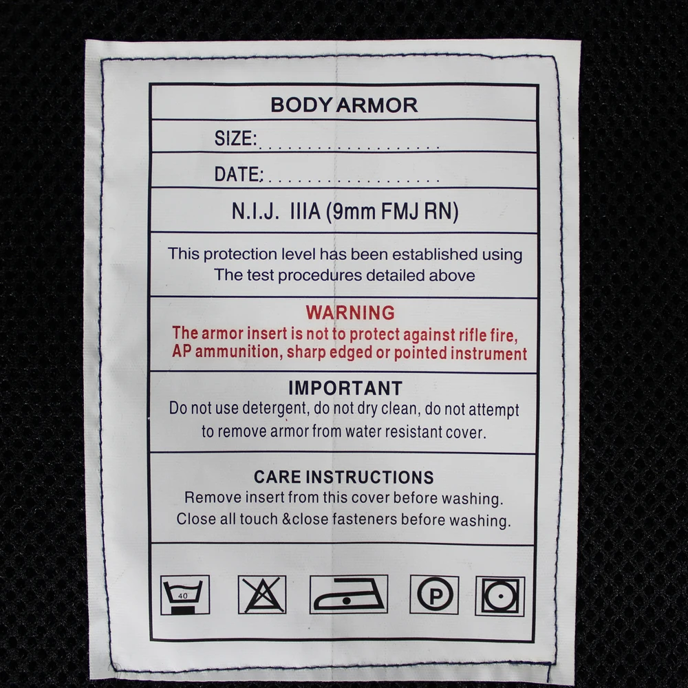 Бесплатная доставка маскируемый пуленепробиваемый жилет бронежилет Размер L