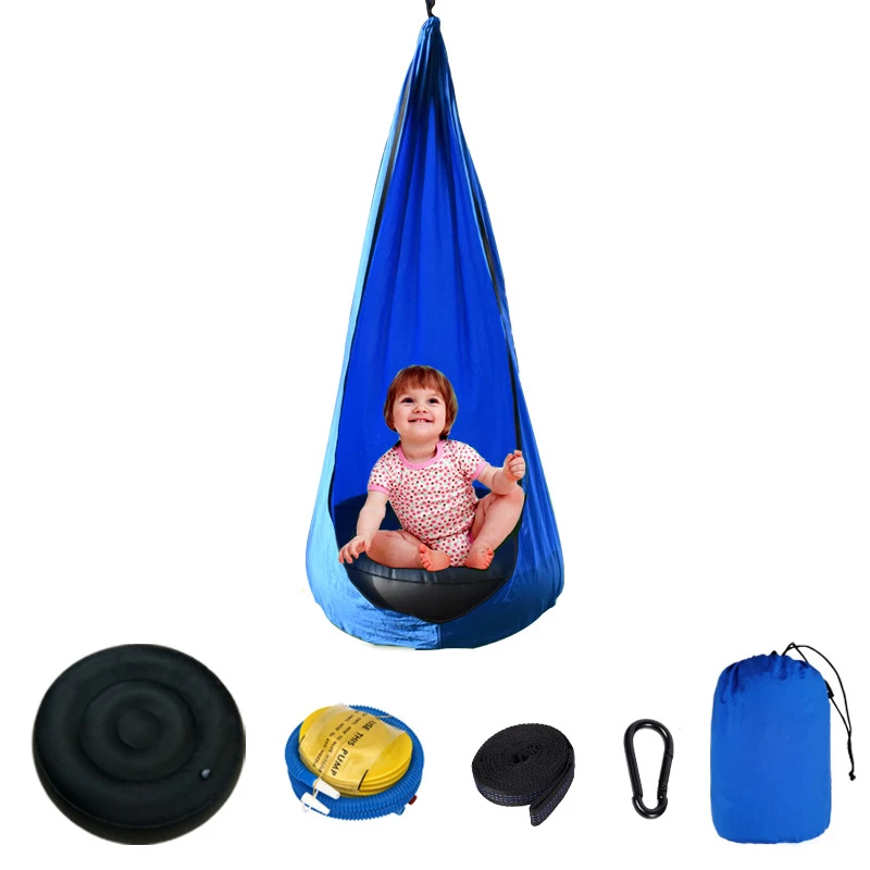 Garden Furniture Pod Swings Chair Indoor Outdoor Hanging Seat Autism Sensory Child Therapy Swing Seat Patio hanging swing