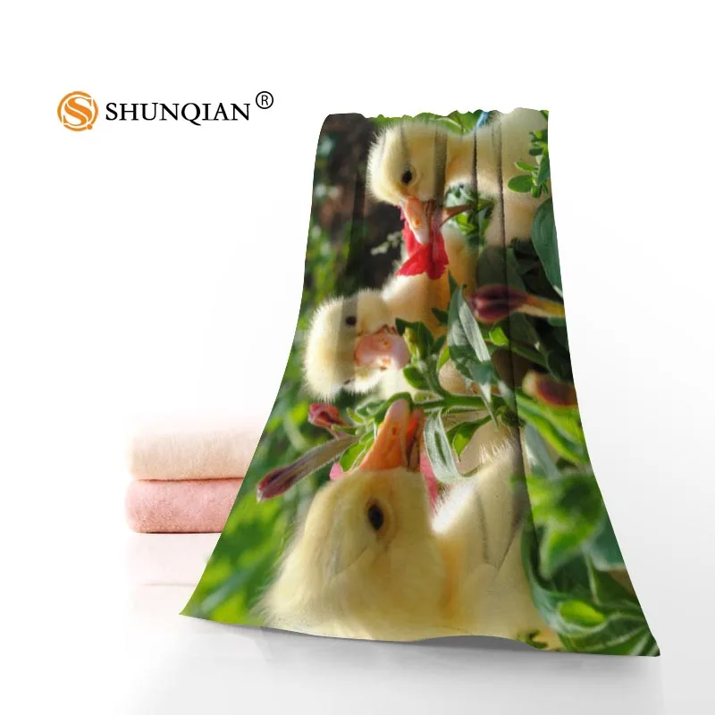 Custom duck Towels Microfiber Fabric Popular Face Towel/Bath Towel Size Print your picture