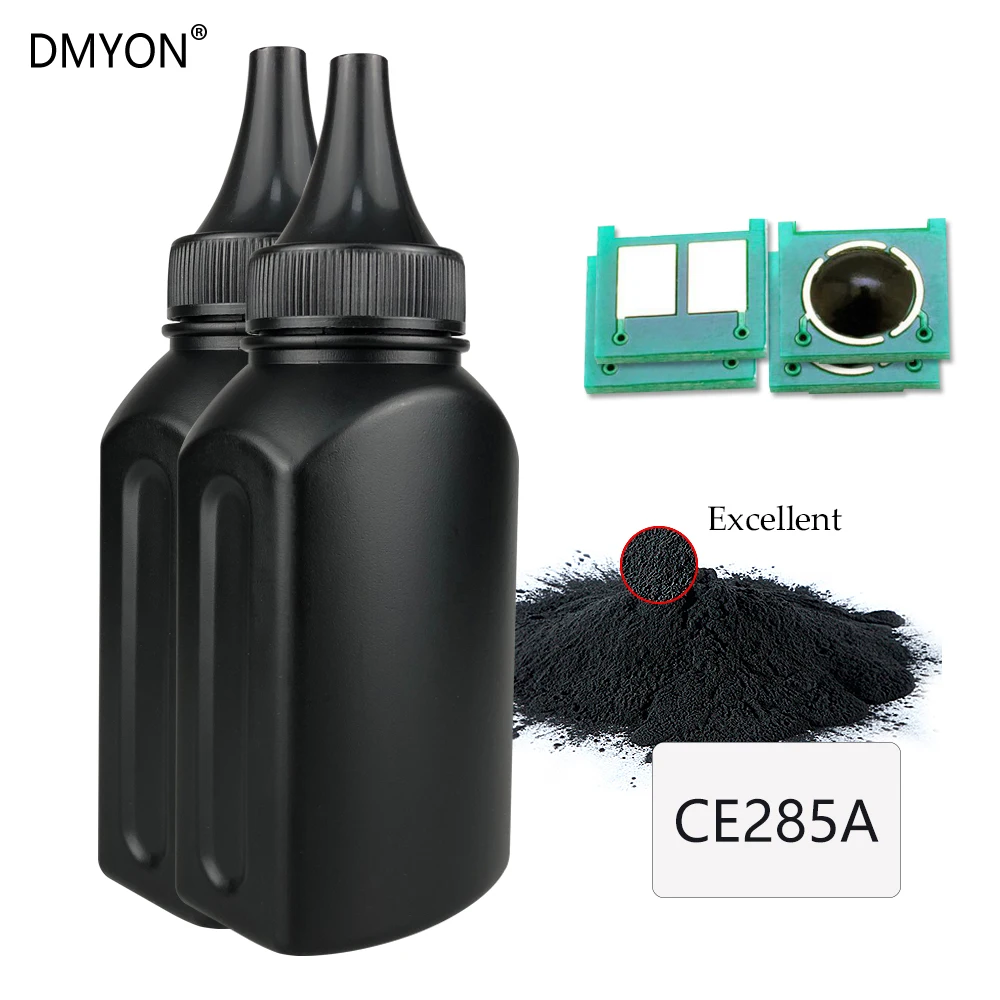 [Тонер + чип] совместимый порошок тонера CE285A 85A/a 285 для HP P1102 P1102W laserjet pro P1100 M1130 M1132 M1134