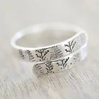 Винтажное кольцо с одуванчиком для женщин и девушек обручальное кольцо с открытыми манжетами регулируемое эстетическое вечернее Кольцо женское кольцо Jwelry Anillos