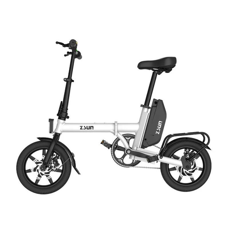 Мини складной электрический велосипед 14 дюймов 21 скорость 240 Вт 48В литиевая