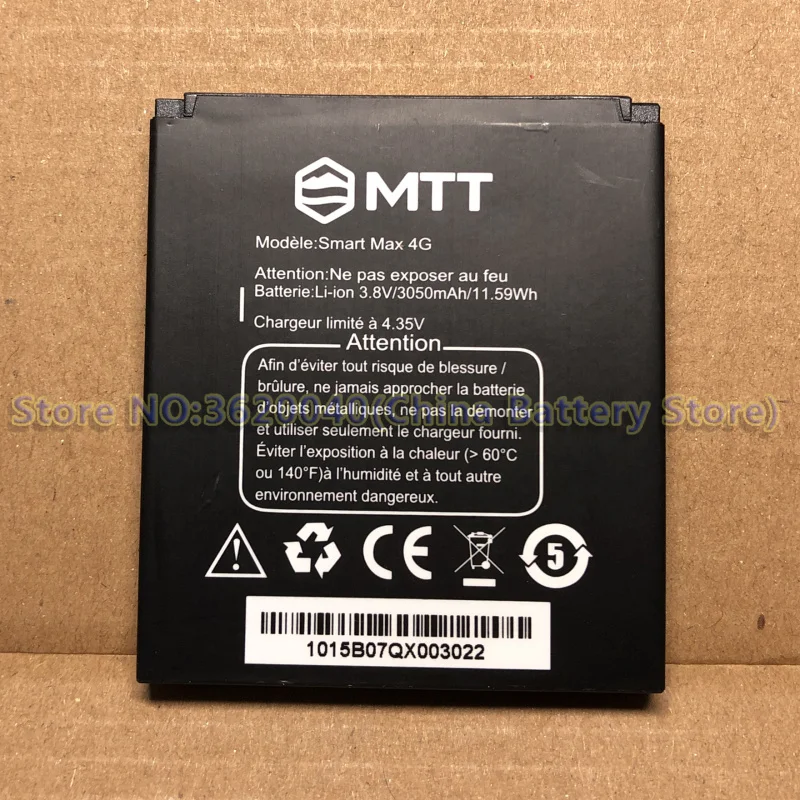 GND 3 8 V 3050 мА ч/11.59Wh MTT Смарт Max 4G Замена Батарея для смартфон литий ионный