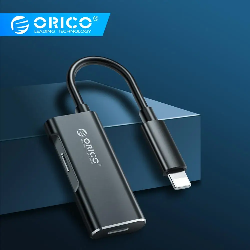 ORICO адаптер для наушников iphone 3 5 мм разъем зарядное устройство сплиттер AUX аудио