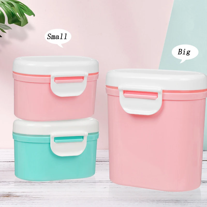 Caja port&aacute;til de viaje para leche en polvo, almacenamiento de leche en polvo extra&iacute;ble, caja de alimentaci&oacute;n para ni&ntilde;os peque&ntilde;os, 2021-1
