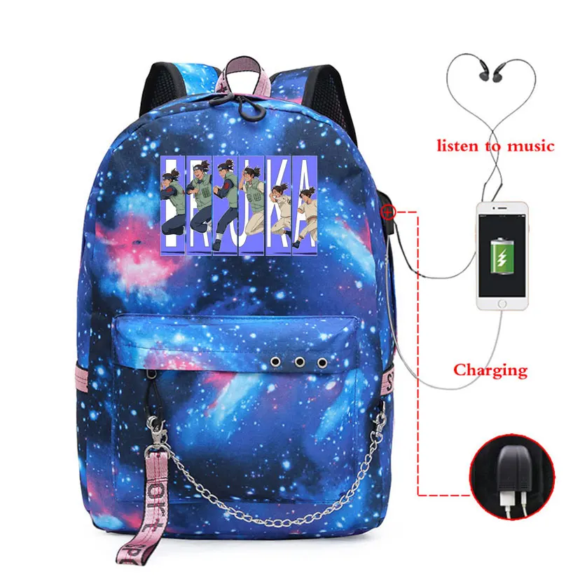 

Fashion Vintage Naruto Canvas Backpack Women's Backpack School Bag Anime Backpack Women 2020 Bagpack Girls Teenager Rucksack