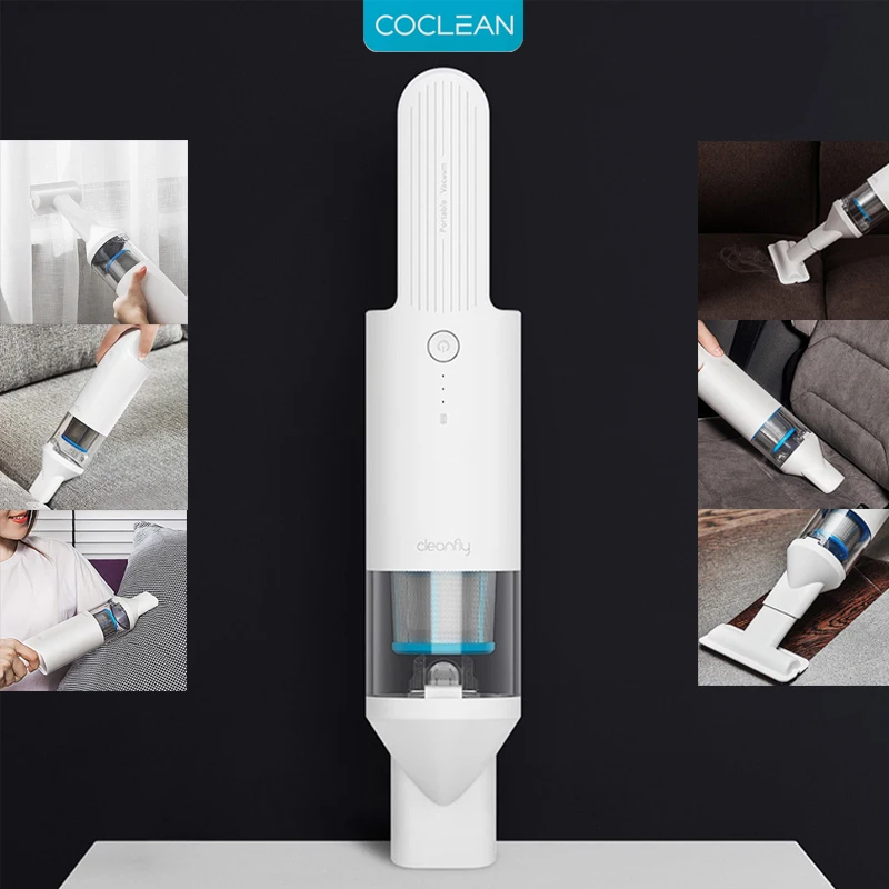 Новейший XIAOMI MIJIA Coclean пылесос 120 Вт 16800Pa 40AW Ручной беспроводной супер сильный всасывающий Пылесос без шума для дома и автомобиля