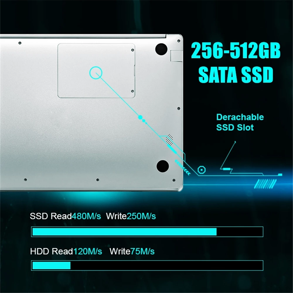 KUU A8 intel J3455 четырехъядерный ультрабук 15 6 дюймовый студенческий ноутбук 8 ГБ ОЗУ 256