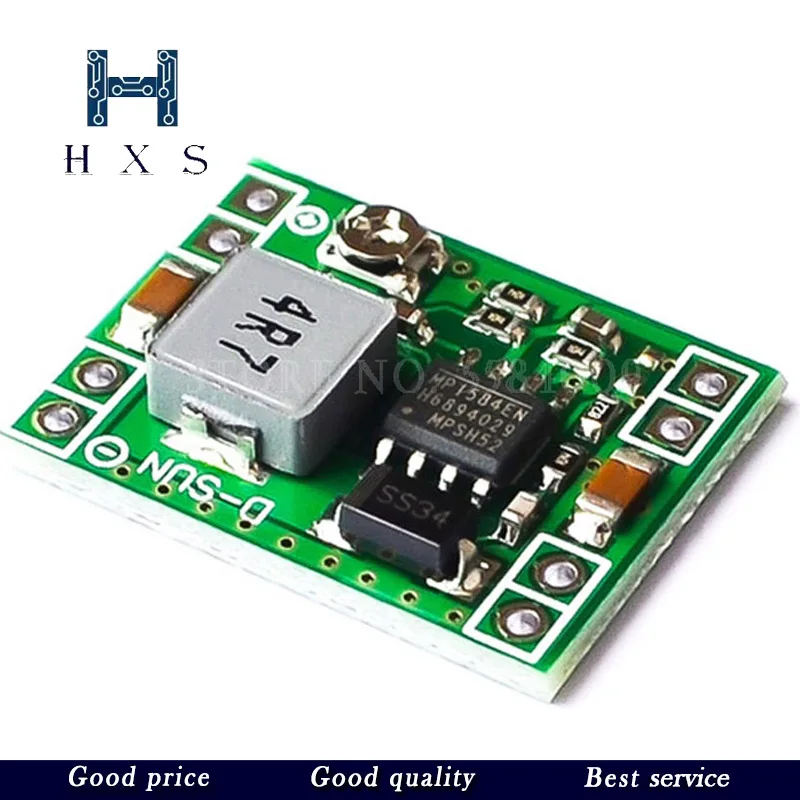 5 шт. Сверхмаленький размер модуль понижающего электропитания 3 А Регулируемый