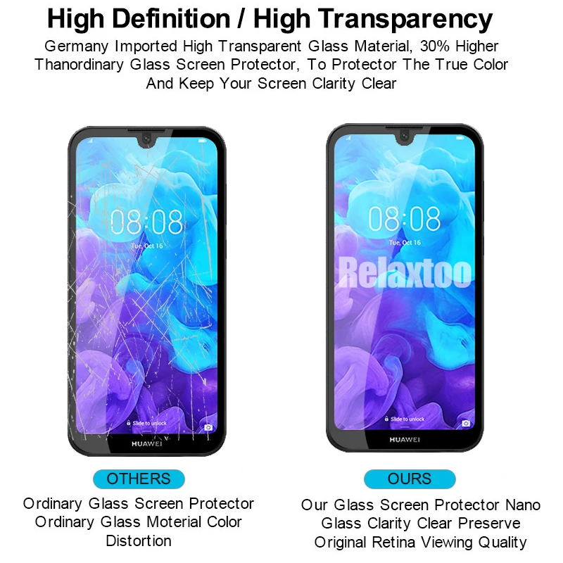 

Tempered glass For huawei y5 2019 AMN-LX9 AMN-LX1 AMN-LX2 AMN-LX3 screen protector huawey y52019 y 5 5y safety protective Film