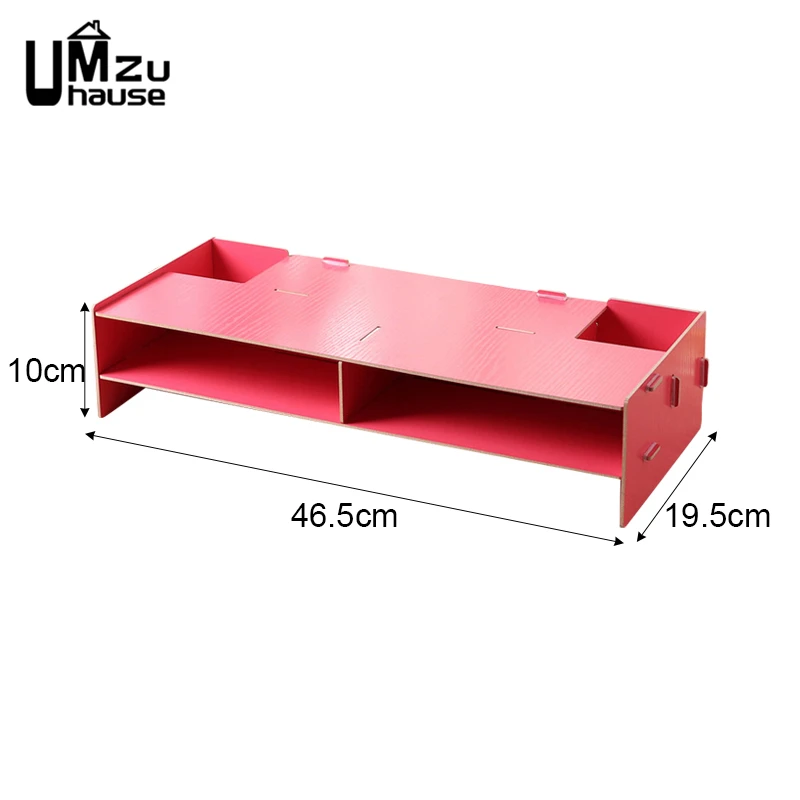 Настольная подставка для монитора офисные ящики хранения деревянный ящик стола