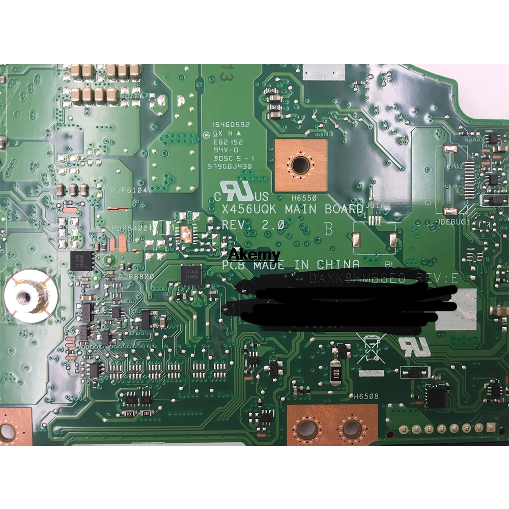 

Akemy X456UAM Laptop motherboard for ASUS VivoBook X456UA X456UV X456UQk X456UAM X456UAK mainboard 4GB-RAM I3-6100U DDR4