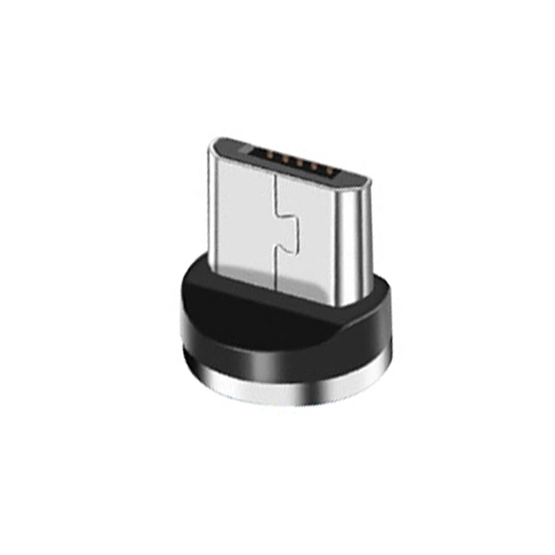 Robotsky Micro usb type C кабель 90 градусов быстрая зарядка магнит зарядное устройство кабели для Samsung huawei для мобильного телефона Магнитный зарядка - Цвет: only micro plug