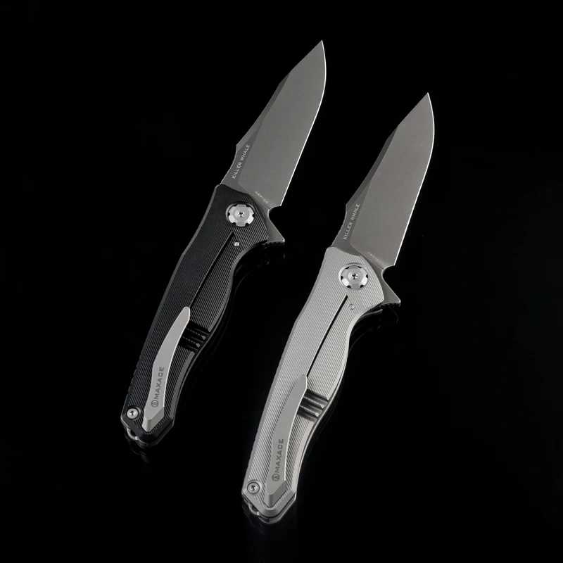 Складной нож Maxace из титанового сплава с лезвием стали ASP-60 |