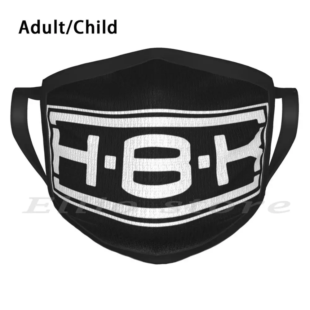 Маска Hbk монохромная белая с фильтром Pm2.5 моющаяся для взрослых и детей |