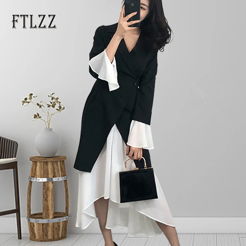 Женское элегантное винтажное платье 2019 Новое весенне-осеннее тонкое Сексуальное