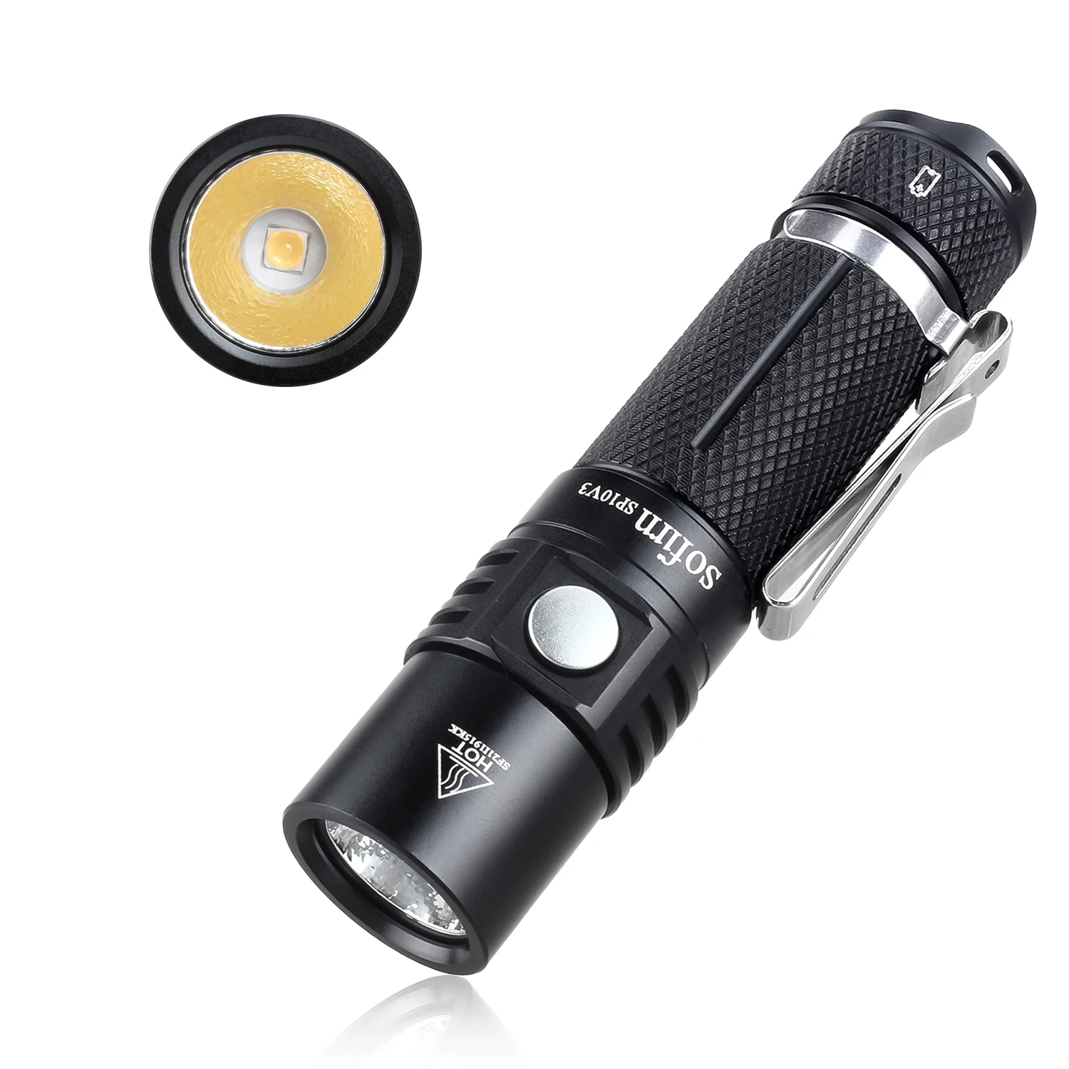 Sofirn SP10 V3 Mini LED Flashlight 1000lm LH351D Portable 14500 AA Flashlights EDC Torch with Dual Switch | Лампы и освещение