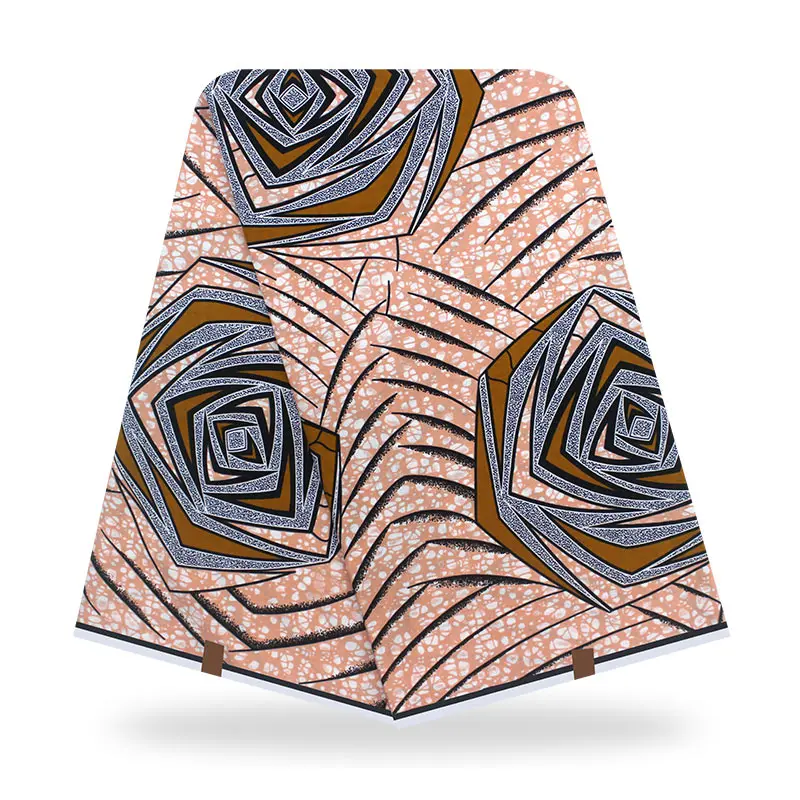 Новый дизайн 6 ярдов реальная фотография Нигерия воск Анкары для шитья платья