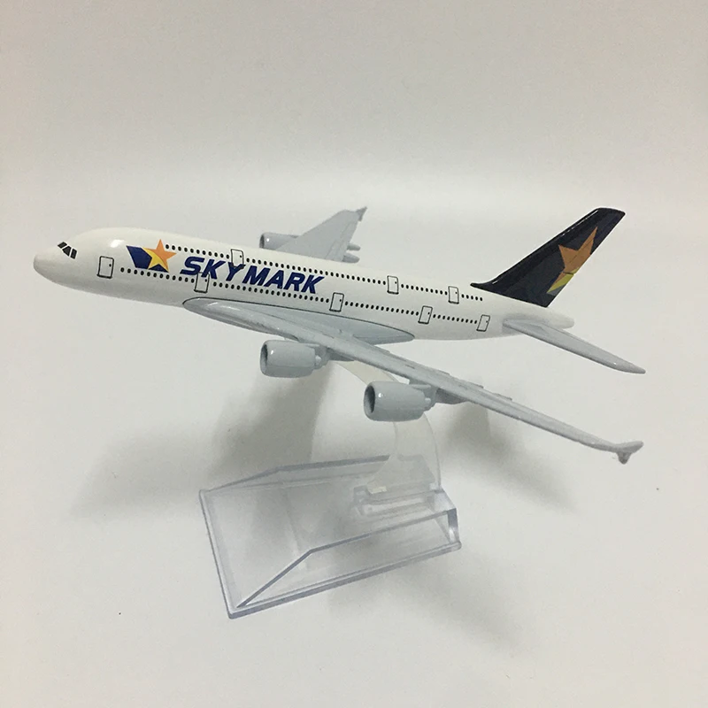 JASON TUTU 16 см Skymark Airlines модель самолета Аэробус A380 Литые металлические самолеты