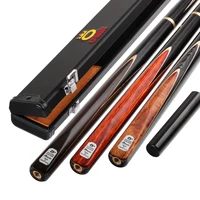 omin billiard cue 34 piece snooker cue kit stick with case with extension 18oz 11 5mm tip ash shaft billiards cue black 8