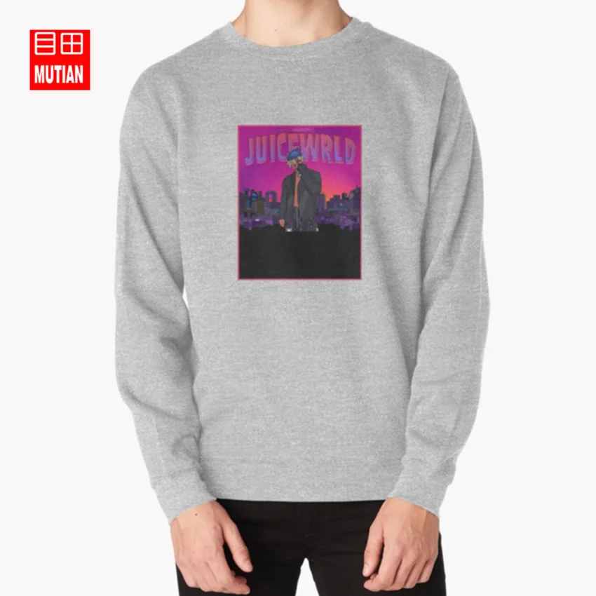 grey-sweatshirt Juice Wrld 999 hoodies sweatshirts juice wrld 999 juicewrld999 juice wrld juicewrld juiceworld world 999 juiceworld999 merch - Цвет: grey-sweatshirt