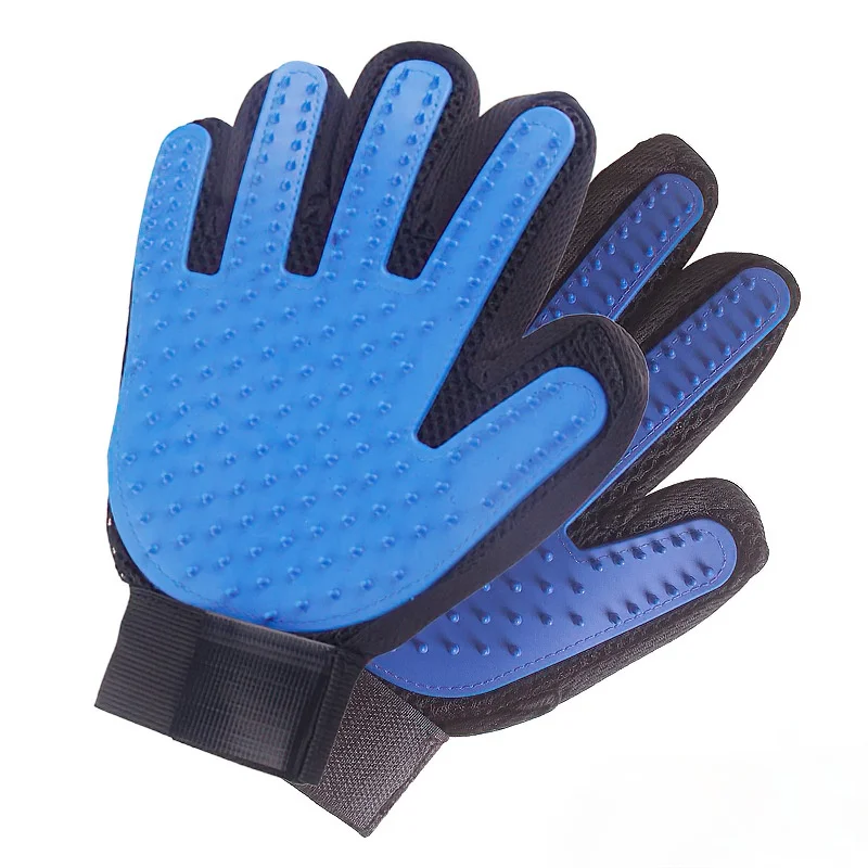 

Pet Gloves Dogs and Cats Massage Bath Gloves Beauty Cleaning Supplies Five Finger Hair Removal Cat Petting Grooming Dog Brush