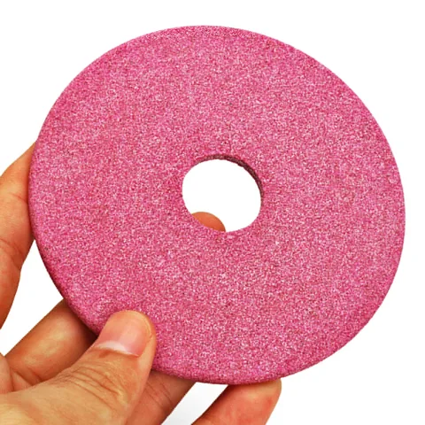 5 шт. 105x4,5 мм Розовый нетканый керамический шлифовальный круг для заточки бензопилы шлифовальный станок 3/8 "и цепь 404