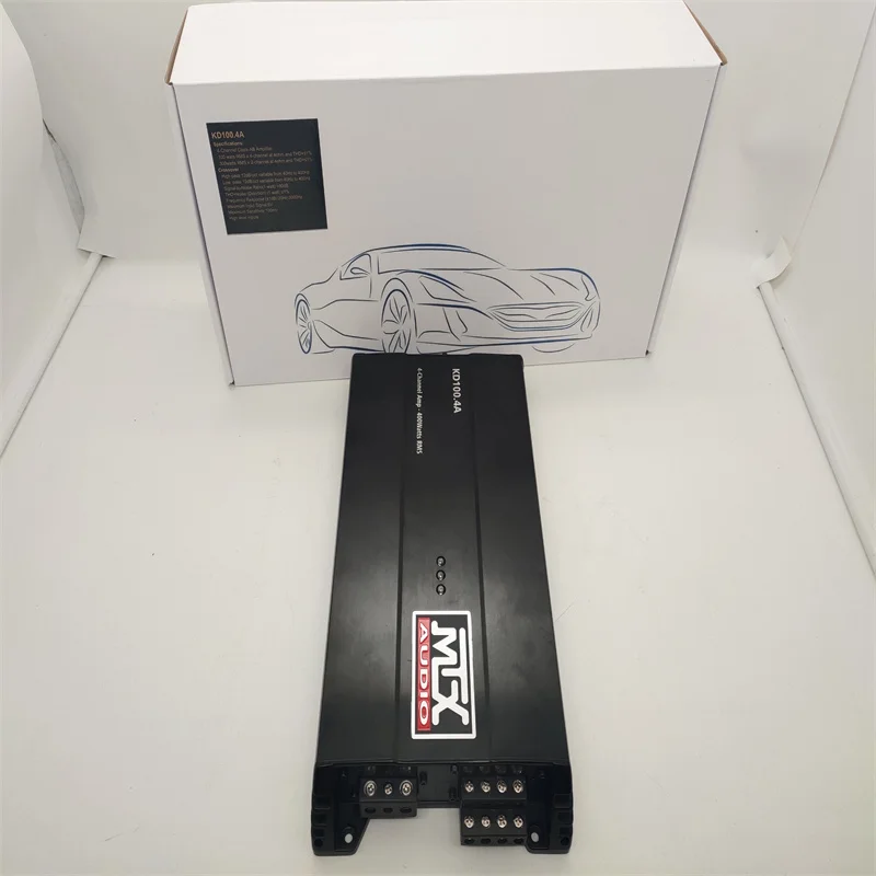 Free Shipping 1 Pc MTX KD 100.4A Car Audio Speaker Power Amplifier Class A/B 4 Channels Black Made In U.S.A | Автомобили и