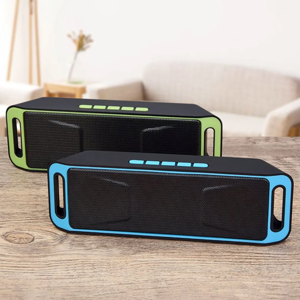 Портативный Bluetooth динамик беспроводной мини-динамик усилитель стерео сабвуфер TF