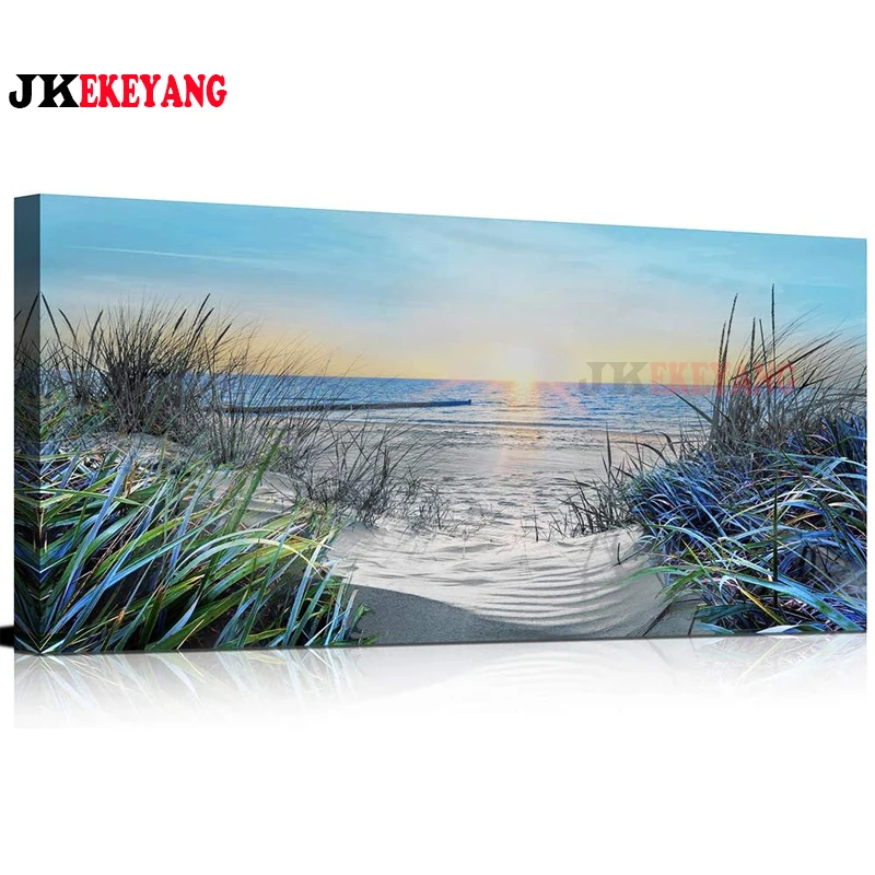 

Большой 5D Diy алмазная живопись Four Seasons пляжные сандалии, украшенные стразами вышивка-мозаика стразами вышивка крестиком Y4037