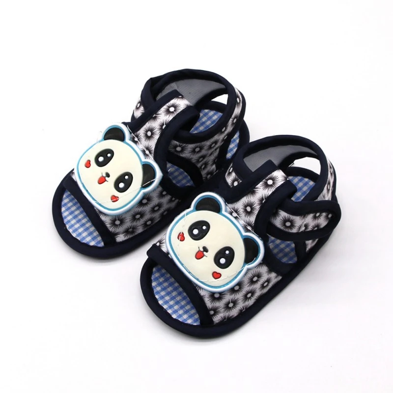 

Baywell Newborn Infant Baby Boys Shoes Casual Cartoon Sandals Soft Sole Outdoor First Walker 1-18M