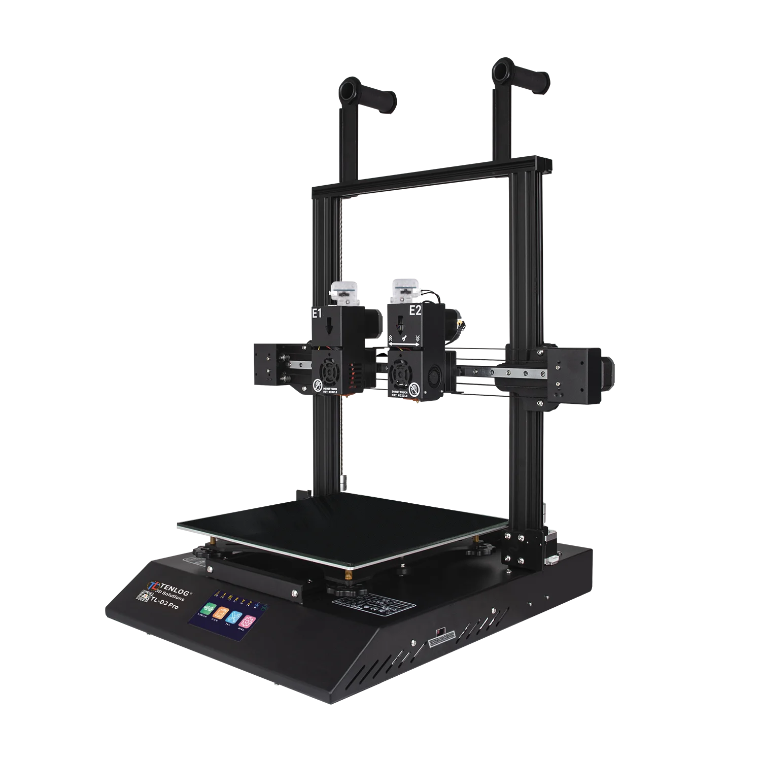 

Tenlog TL-D3 Pro Independent Dual Extruder 300 Degree High Temperature With Silent TMC2209 Stepper Drivers &4.3 Inch Color Touch