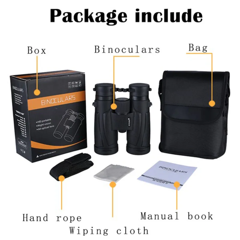 10x42 большое увеличение и высокая четкость тур концерта чтобы увидеть пейзажи