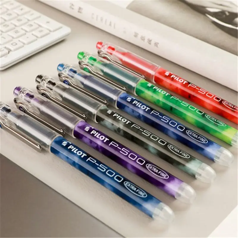 

Exam Neutral Pen Students Write with BL-P50 Needle Tube Neutral Black Pen Red and Blue Brushes Cute Pens Stationery