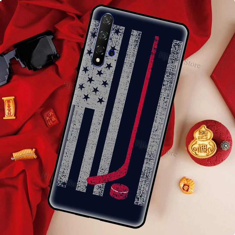 Чехол для телефона с хоккейной шайбой Huawei Y7A Y5P Y6P 2020 Y3 Y5 Y6 Y9 Y7 Prime 2018 2017 2019 Nova 2 Z 3 5T -