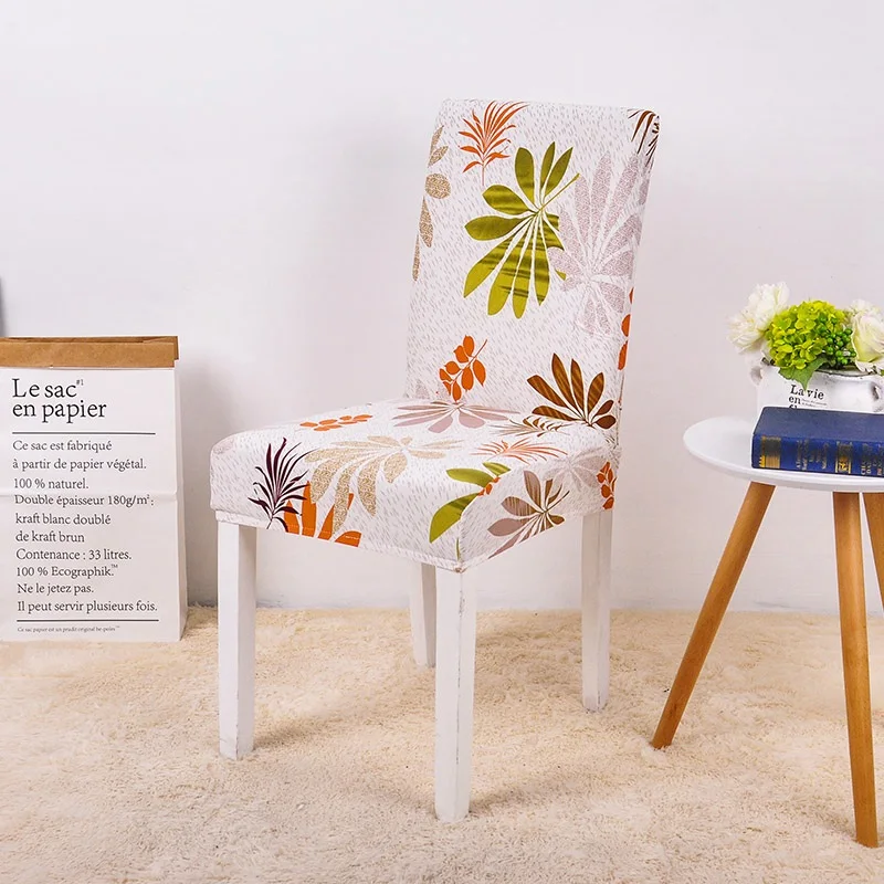 Чехол на стул для столовой из спандекса съемный эластичный чехол банкета