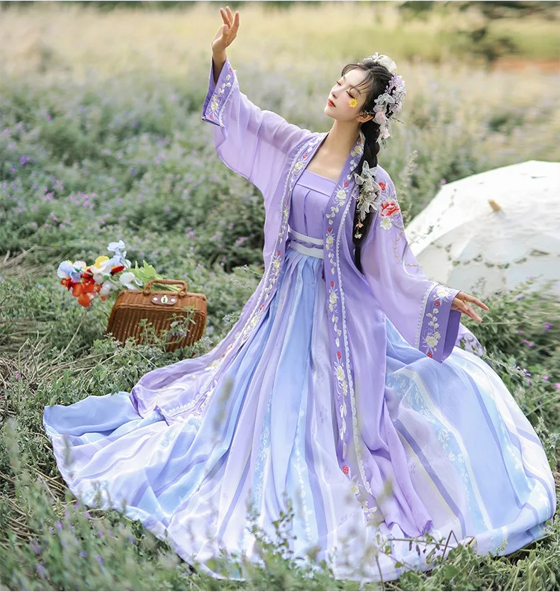 XinHuaEase Hanfu женские платья кардиган в китайском стиле традиционный костюм для