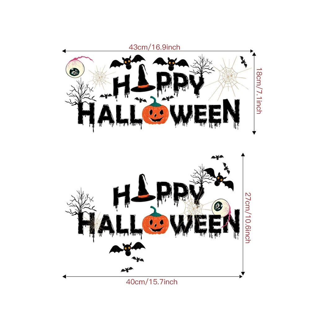 Наклейки на стену Хэллоуин пауки летучие мыши|Наклейки стену| |