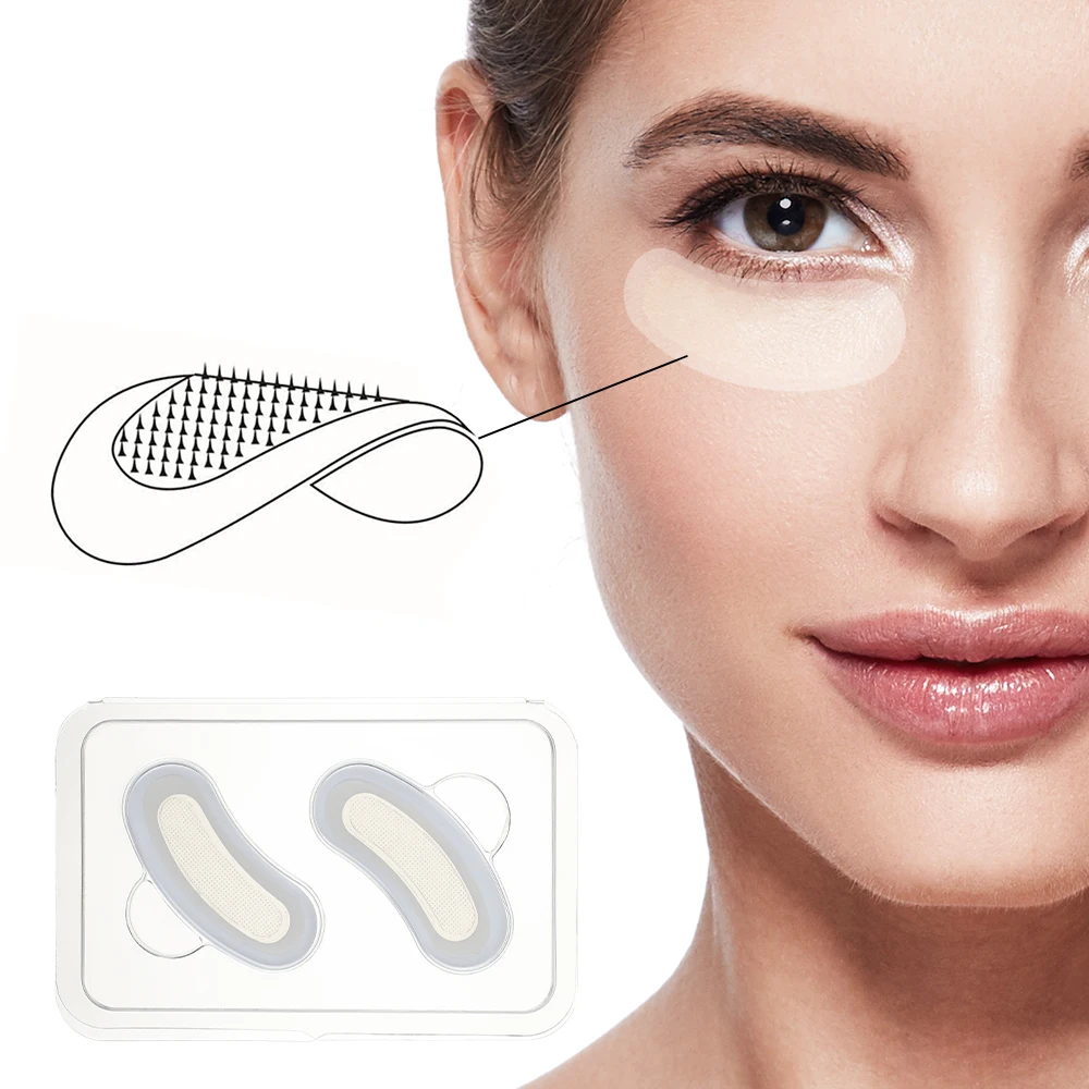 

Eye Patch Hyaluronic Acids Wrinkles Remover Microneedle Eye Pads Whitening Moisturizing Fine Lines Dark Circle Removal Eye Mask