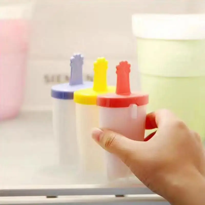 1/3/6Pcs Ice Cream Mold Popsicle Molds DIY Dessert Freezer Fruit Juice Pop Maker Mould With Sticks Kids Feeding Supplies | Мать и ребенок