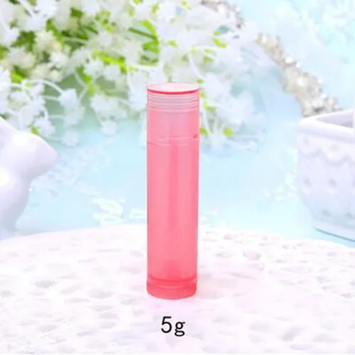 Rose Red 10 шт./партия, 5 г, 5 мл, губная помада, контейнеры для гигиенической помады, пустые косметические контейнеры, емкость для лосьона, клей-Стик, прозрачная дорожная бутылка - Цвет: Rose Red