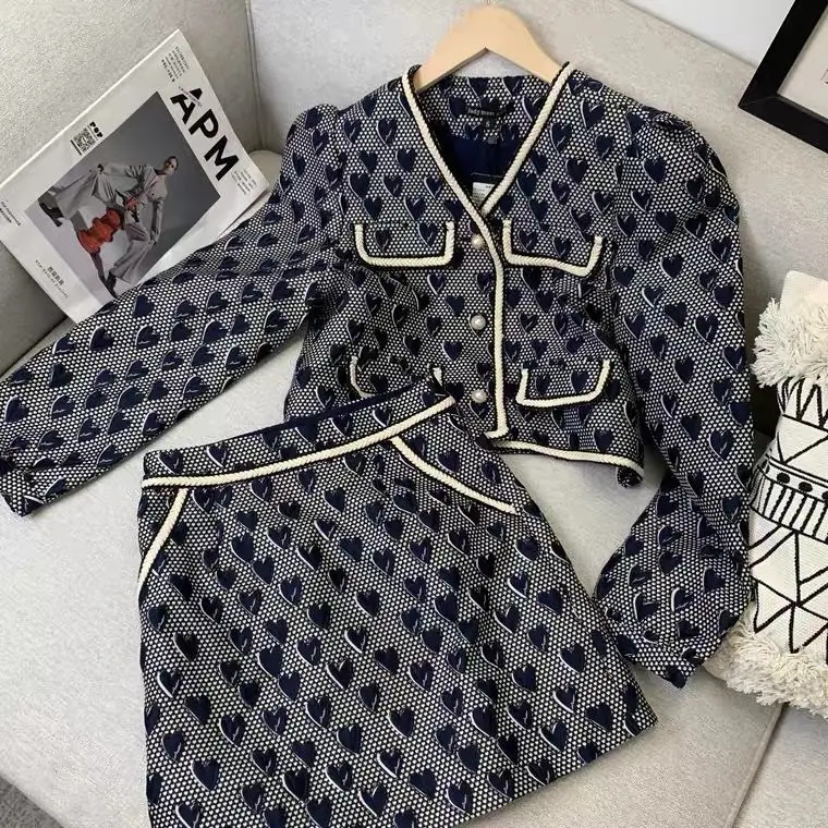 

Женское однобортное мини-платье siut, корейское милое платье большого размера на осень и весну с эластичным поясом, комплект из 2 предметов дл...