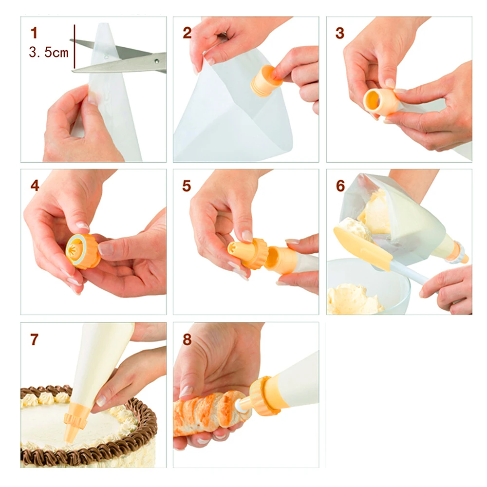 

156PCS Cake Turntable Set Rotating Platform Multifunctional Cakes Decorating Tools Fondant Kit Kitchen Dessert Baking Supplies