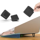 Портативный мини-держатель для ноутбука, регулируемая охлаждающая подставка, нескользящий многофункциональный держатель для ноутбука, невидимая подставка, 2 шт.