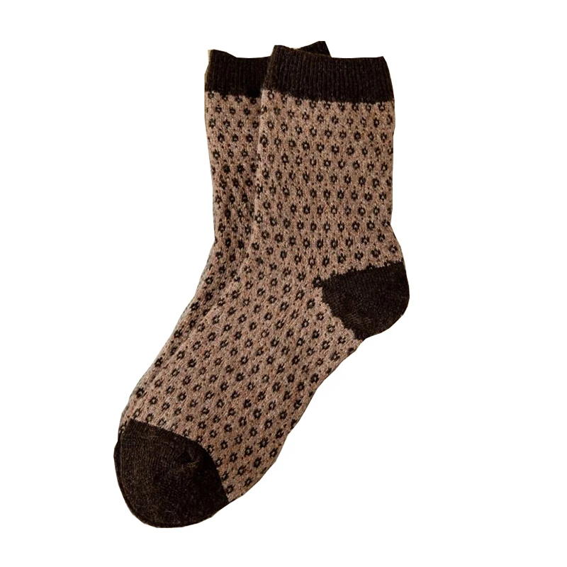 3 Pair Thicken Long Winter Socks Women Vintage Harajuku Cute Keep Warm Cycling Socks Pack New Fashion Girl Style Calcetas Mujer