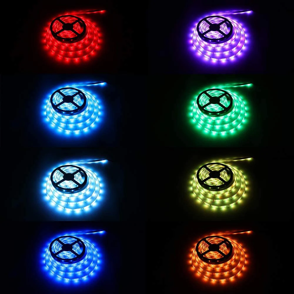 Светодиодная ленсветильник RGB 5050 световой канасветильник s музыка синхронизация