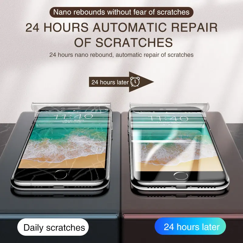 Гидрогелевая пленка с полным покрытием HD для iPhone SE 6S Plus 128 ГБ Защита экрана не