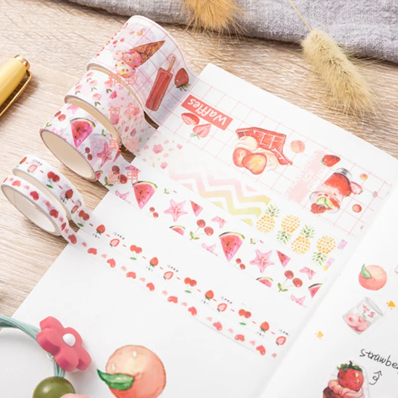 

kawaii Washi Tape Set stationery supplies Masking Tapes for Scrapbook Diary school album assorted decoration stickers 10 rolls